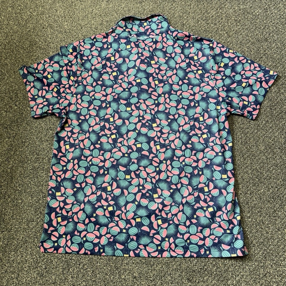 Lot Of 5 William Bill Murray Golf Polo Shirts XL Colorful Cocktail Pizza Beach - Picture 11 of 15